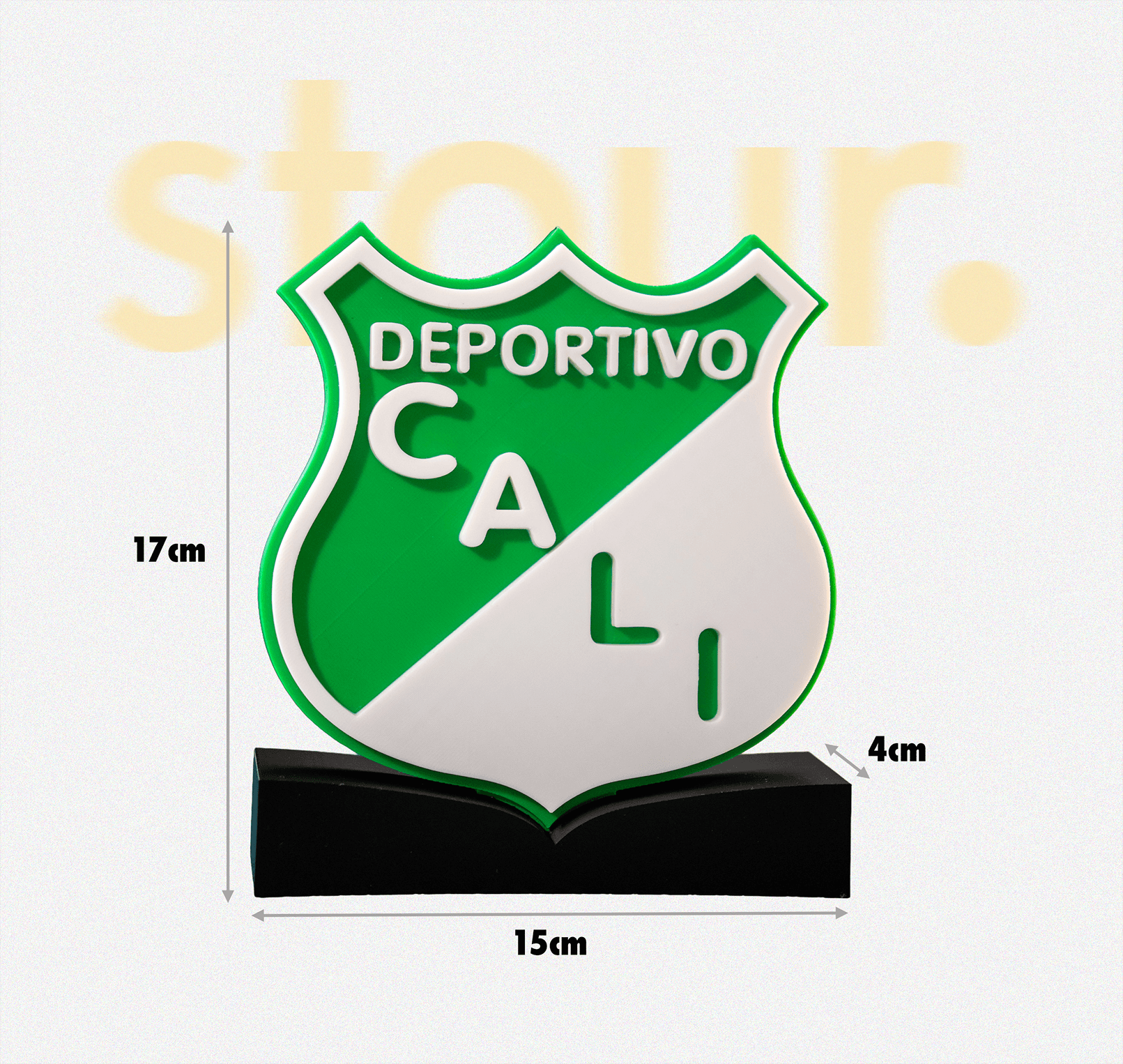 Escudo Deportivo Cali 3D view 2